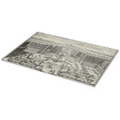 Ölgemälde am Garten von Versailles Schneidebrett (Ecke)