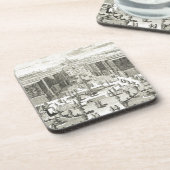 Ölgemälde am Garten von Versailles Untersetzer (Linke Seite)