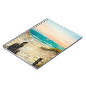 Ölgemälde an Meeresdünen mit Möwen Notizblock (Linke Seite)