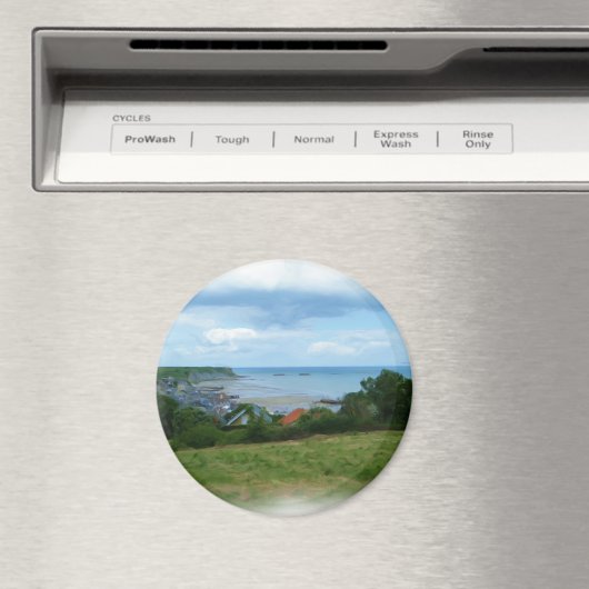 Ölgemälde Arromanches-les-Bains Magnet (In Situ (Geschirrspüler))