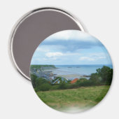 Ölgemälde Arromanches-les-Bains Magnet (Vorderseite/Rückseite)