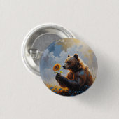 Ölgemälde aus Melancholischen Bären | Dreamische K Button (Vorne & Hinten)