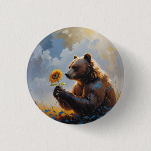 Ölgemälde aus Melancholischen Bären Dreamische K Button