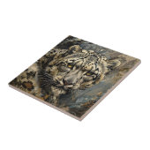 Ölgemälde aus Snow Leopard Fliese (Seite)