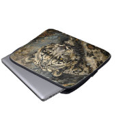 Ölgemälde aus Snow Leopard Laptopschutzhülle (Vorne Knopf)