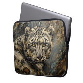 Ölgemälde aus Snow Leopard Laptopschutzhülle (Vorderseite Links)