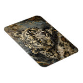 Ölgemälde aus Snow Leopard Magnet (Rechte Seite)