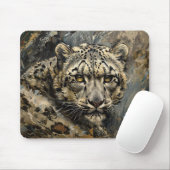Ölgemälde aus Snow Leopard Mousepad (Mit Mouse)