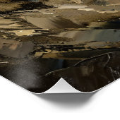 Ölgemälde aus Snow Leopard Poster (Ecke)