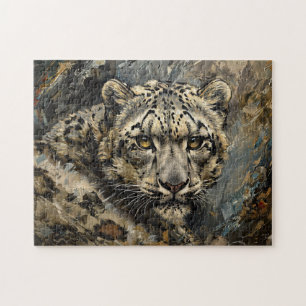 Ölgemälde aus Snow Leopard Puzzle