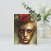 Ölgemälde bedrückte Vintage Brandwunden Postkarte (Stehend Vorderseite)