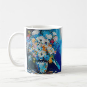 Ölgemälde Blume in einer Vase Kaffeetasse