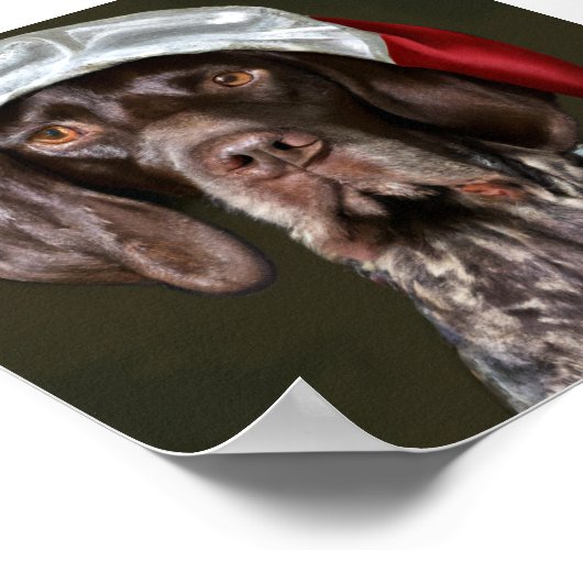 Ölgemälde deutscher Kurzzeiger Poster (Ecke)