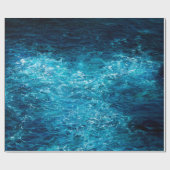  Ölgemälde, die Wellen im Ozean oder auf dem Meer  Geschenkpapier (Flach)