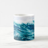 Ölgemälde, die Wellen im Ozean oder auf dem Meer Kaffeetasse (Mittel)