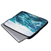 Ölgemälde, die Wellen im Ozean oder auf dem Meer Laptopschutzhülle (Vorne Knopf)
