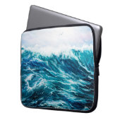 Ölgemälde, die Wellen im Ozean oder auf dem Meer Laptopschutzhülle (Vorderseite Links)