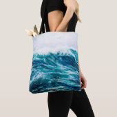  Ölgemälde, die Wellen im Ozean oder auf dem Meer  Tasche (Von Nahem)