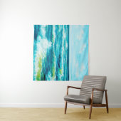 Ölgemälde, die Wellen im Ozean oder auf dem Meer Wandteppich (Beispiel (Horizontal))