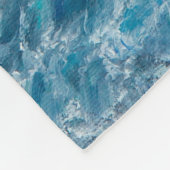 Ölgemälde, die Wellen im Ozean oder im Meer auf de Fleecedecke (Ecke)