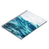 Ölgemälde, die Wellen im Ozean oder im Meer auf de Notizblock (Linke Seite)