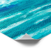 Ölgemälde, die Wellen im Ozean oder im Meer auf de Poster (Ecke)