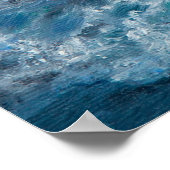 Ölgemälde, die Wellen im Ozean oder im Meer auf de Poster (Ecke)