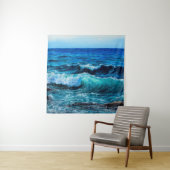 Ölgemälde, die Wellen im Ozean oder im Meer auf de Wandteppich (Beispiel)