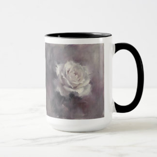 "Ölgemälde einer einzelnen Rose" Tasse