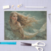 Ölgemälde eines Meerjungfettpapiers Seidenpapier (Handwerk)