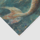 Ölgemälde eines Meerjungfettpapiers Seidenpapier (Ausschnitt)