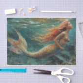 Ölgemälde eines Meerjungfettpapiers Seidenpapier (Handwerk)