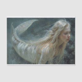 Ölgemälde eines Meerjungfettpapiers Seidenpapier