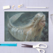 Ölgemälde eines Meerjungfettpapiers Seidenpapier (Handwerk)