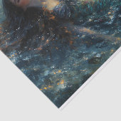 Ölgemälde eines Meerjungfettpapiers Seidenpapier (Ausschnitt)