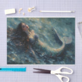 Ölgemälde eines Meerjungfettpapiers Seidenpapier (Handwerk)