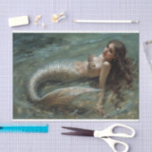 Ölgemälde eines Meerjungfettpapiers Seidenpapier (Handwerk)