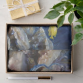 Ölgemälde eines Oktopus und Fischteppiche Seidenpapier (Geschenk)