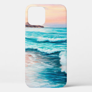 Ölgemälde eines schönen lila Sonnenuntergangs über Case-Mate iPhone Hülle