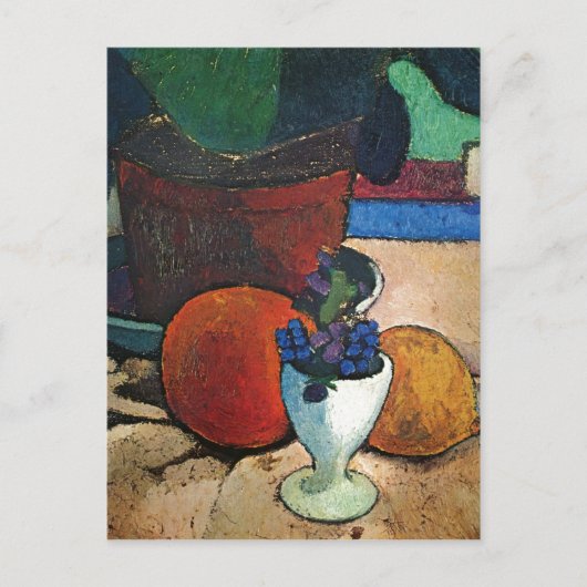 Ölgemälde für Früchte und Farben Postkarte (Vorderseite)