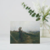 Ölgemälde für junge Mädchen, die Landschaftliche L Postkarte (Stehend Vorderseite)