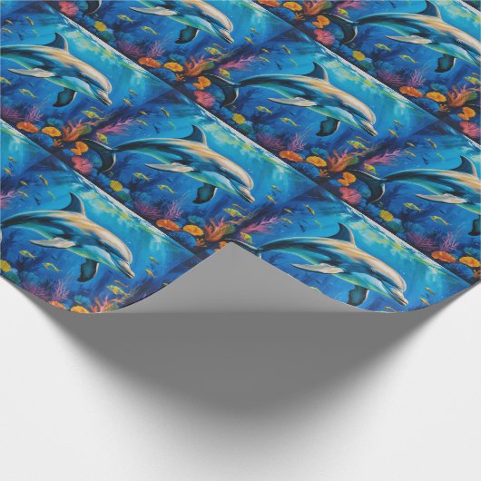 Ölgemälde Geschenkpapier (Ecke)