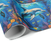 Ölgemälde Geschenkpapier (Rolleneckpunkt)