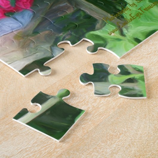 Ölgemälde im Blumengarten Puzzle (Seite)
