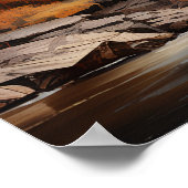 Ölgemälde im Herbst Poster (Ecke)