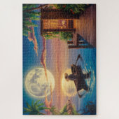 Ölgemälde im tropischen Paradies Puzzle (Vertikal)