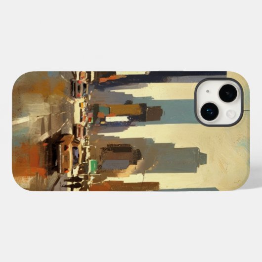 Ölgemälde in New York City Case-Mate iPhone Hülle (Rückseite (Horizontal))