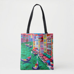 Ölgemälde in Venedig, Italien auf Leinwand Tasche