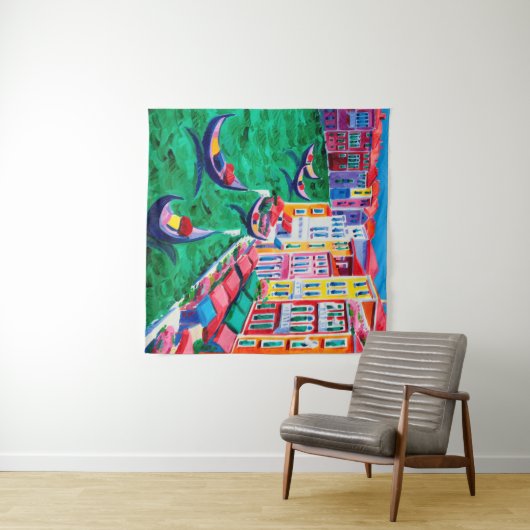 Ölgemälde in Venedig, Italien auf Leinwand Wandteppich (Beispiel (Horizontal))