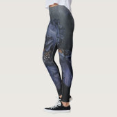 Ölgemälde Iris botanisch Leggings (Links)